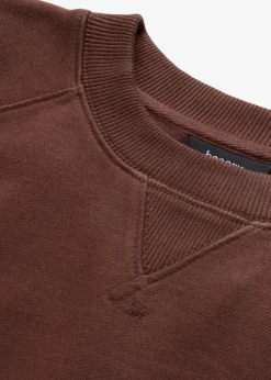 bonprix Bekleidung·Röcke|Bekleidung·Blusen & Tuniken^Oversize-Sweatshirt aus reiner schwerer Bio-Baumwolle terrabraun