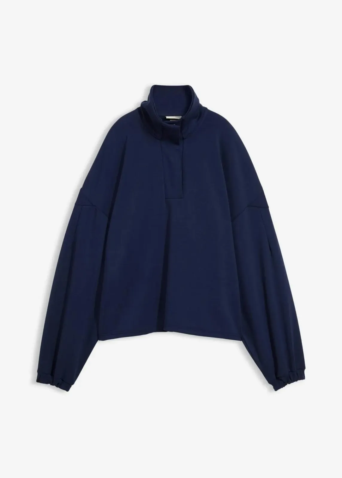 bonprix Sweat|Bekleidung·Blusen & Tuniken^Oversize-Sweatshirt aus Scuba dunkelblau