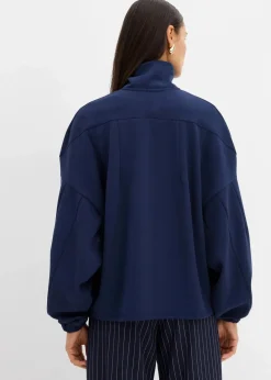 bonprix Sweat|Bekleidung·Blusen & Tuniken^Oversize-Sweatshirt aus Scuba dunkelblau