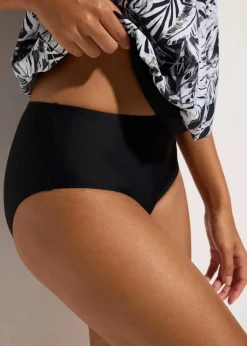 bonprix Nachhaltigere Materialien|Bademode·Tankinis^Oversize-Tankini (2-tlg.Set) schwarz floral