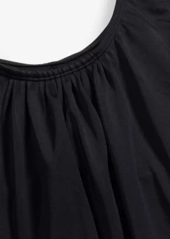 bonprix Nachhaltigere Materialien|Bademode·Tankinis^Oversize-Tankinioberteil in Ballonform schwarz