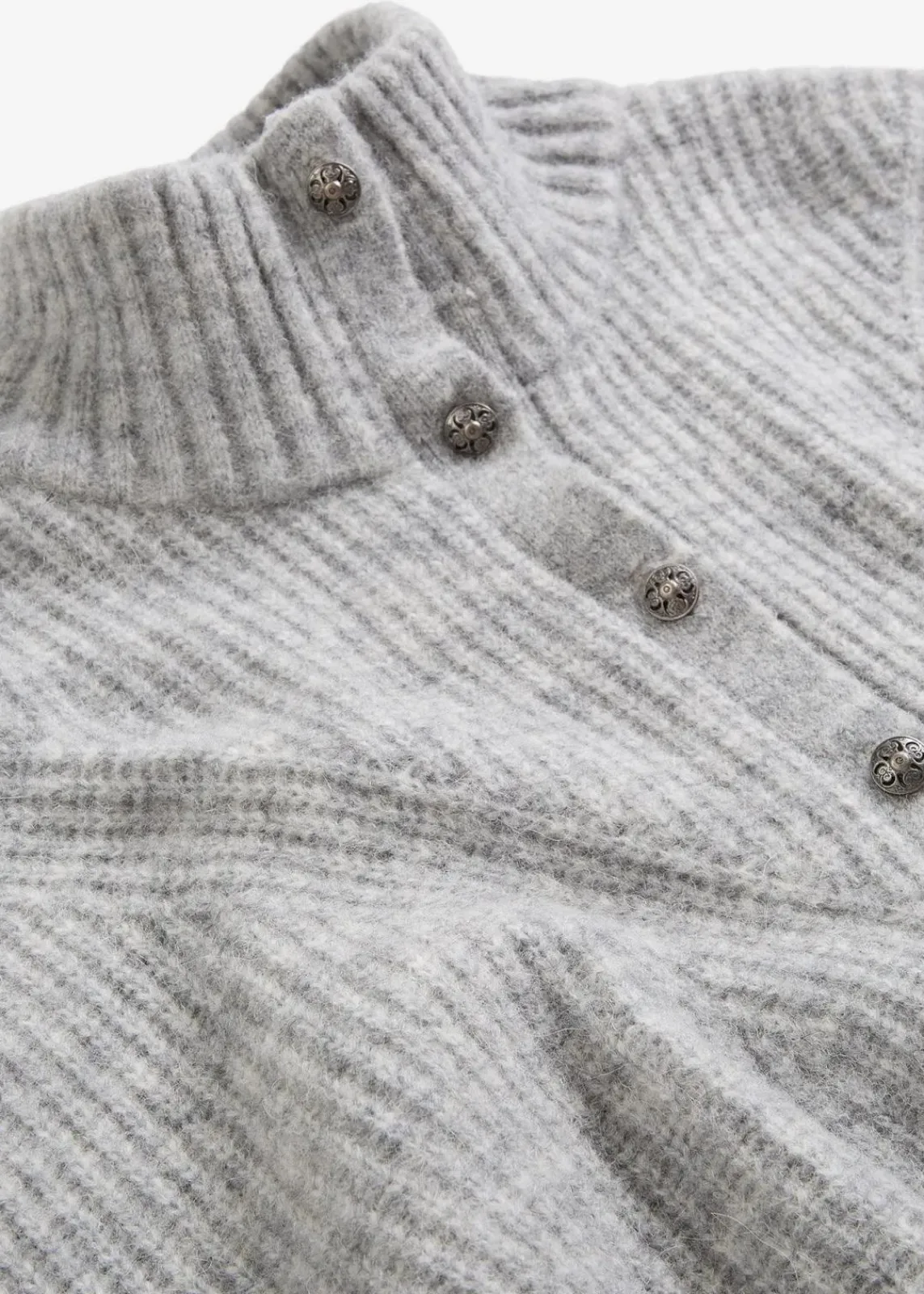 bonprix Bekleidung·Umstandsmode|Strickmode^Oversize-Wollpullover mit Alpaka hellgrau meliert