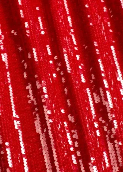 bonprix Röcke|Bekleidung·Sportbekleidung^Pailletten-Midirock chillirot