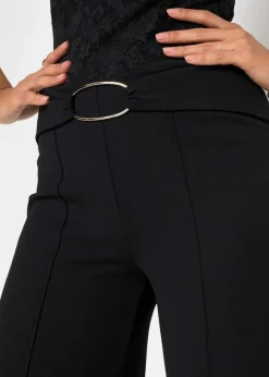 bonprix Bekleidung·Kleider|Hosen^Palazzo-Hose schwarz