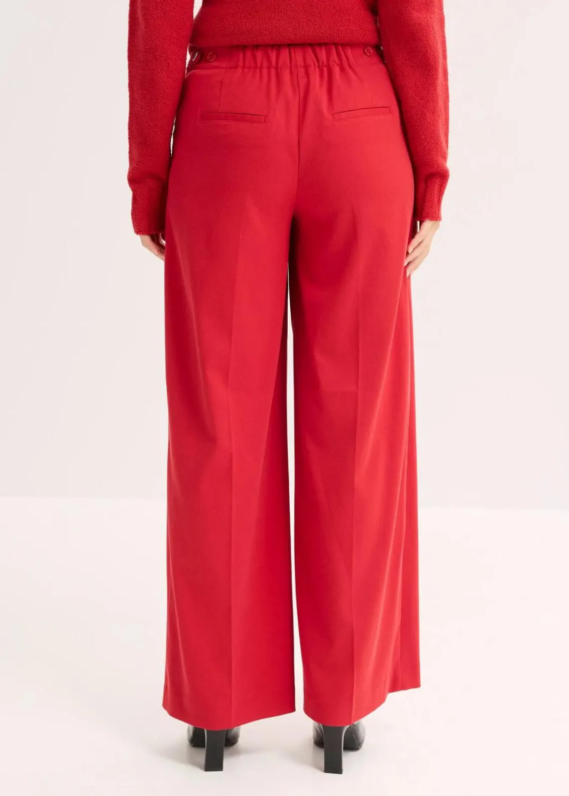 bonprix Hosen|Nachhaltigere Materialien^Palazzo-Hose chillirot