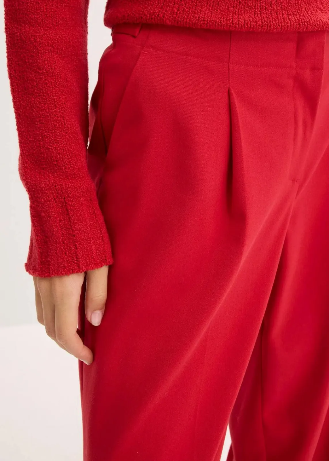 bonprix Hosen|Nachhaltigere Materialien^Palazzo-Hose chillirot