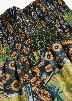 bonprix Bekleidung·Kleider|Hosen^Palazzo-Hose grün/blau paisley