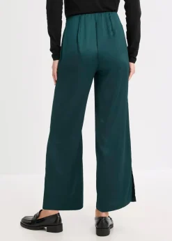 bonprix Nachhaltigere Materialien|Hosen^Palazzo-Hose tiefgrün