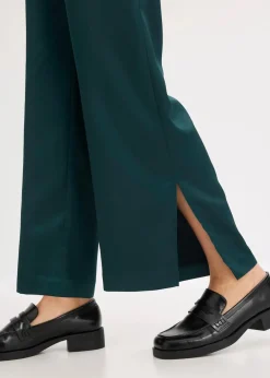 bonprix Nachhaltigere Materialien|Hosen^Palazzo-Hose tiefgrün