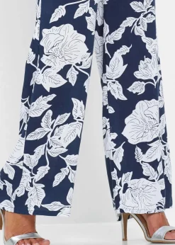 bonprix Nachhaltigere Materialien|Hosen^Palazzo-Hose aus fließender Viskose schwarz