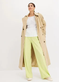 bonprix Bekleidung·Kleider|Hosen^Palazzo-Hose aus leichtem Leinen-Mix mintgrün