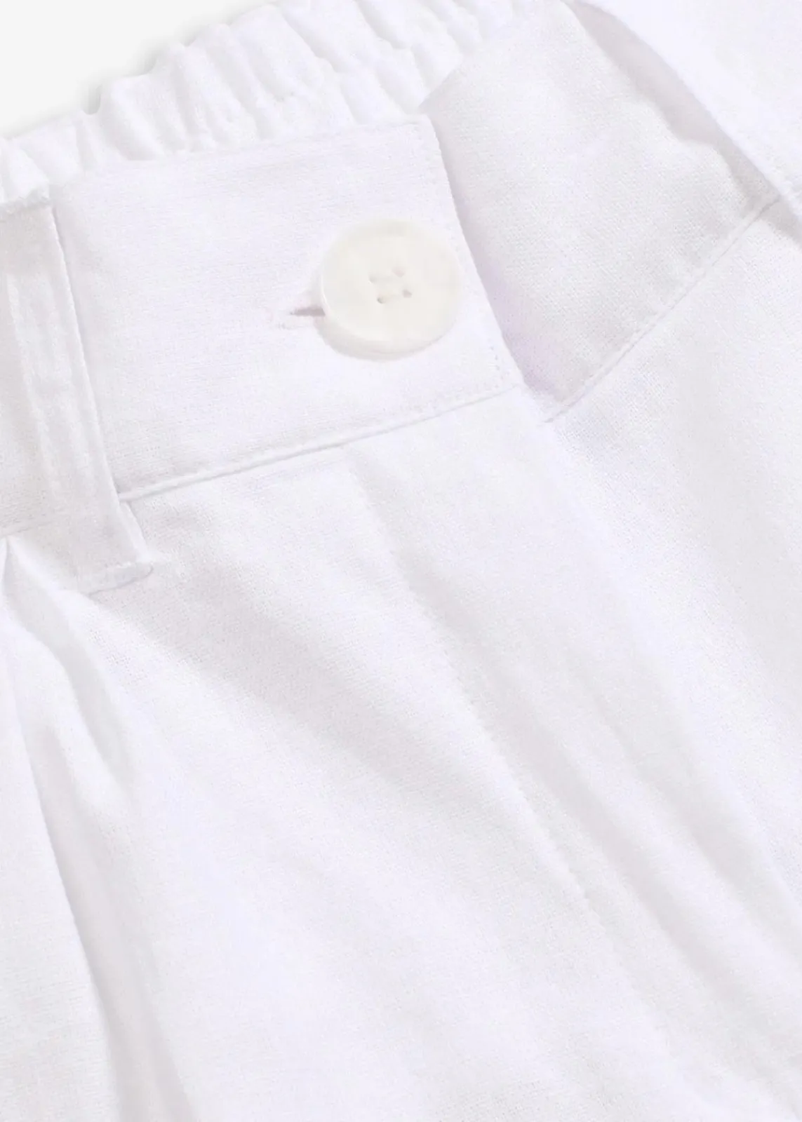 bonprix Hosen|Bekleidung·Kleider^Palazzo-Hose aus Leinen-Mix weiß