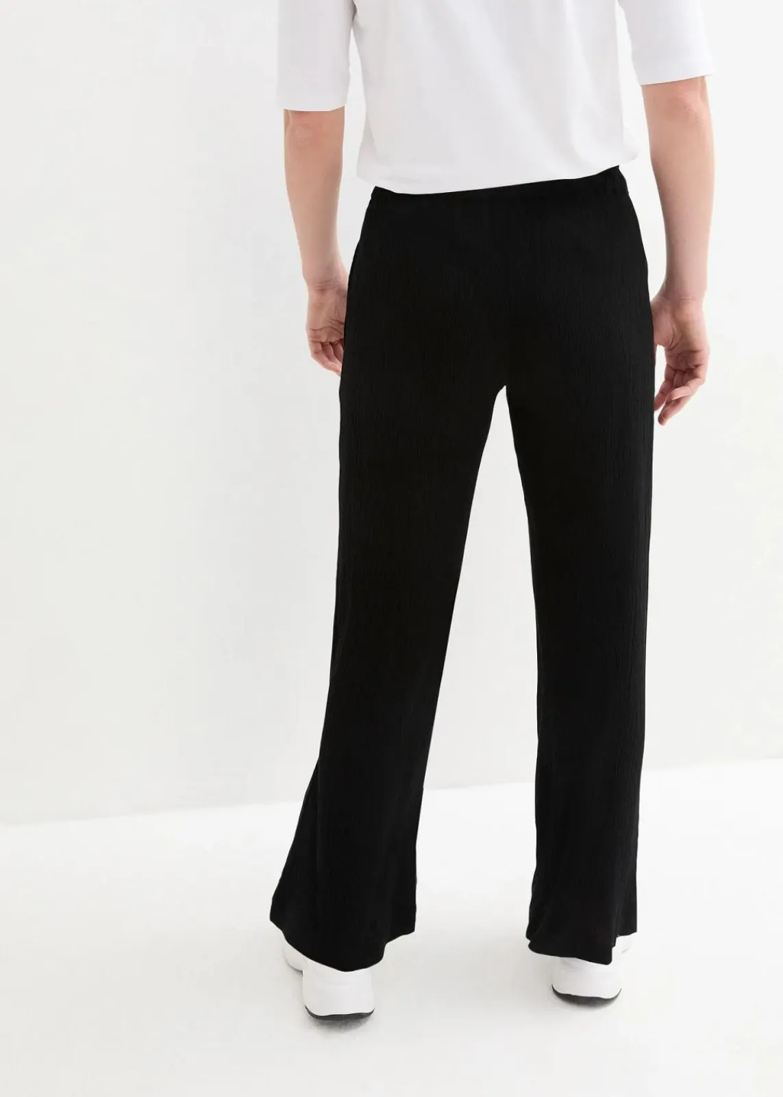 bonprix Bekleidung·Kleider|Hosen^Palazzo-Hose aus reiner Viskose schwarz