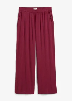 bonprix Nachhaltigere Materialien|Hosen^Palazzo-Hose aus softer Viskose rhododendronrot