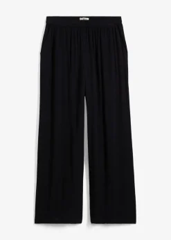 bonprix Nachhaltigere Materialien|Hosen^Palazzo-Hose aus softer Viskose schwarz
