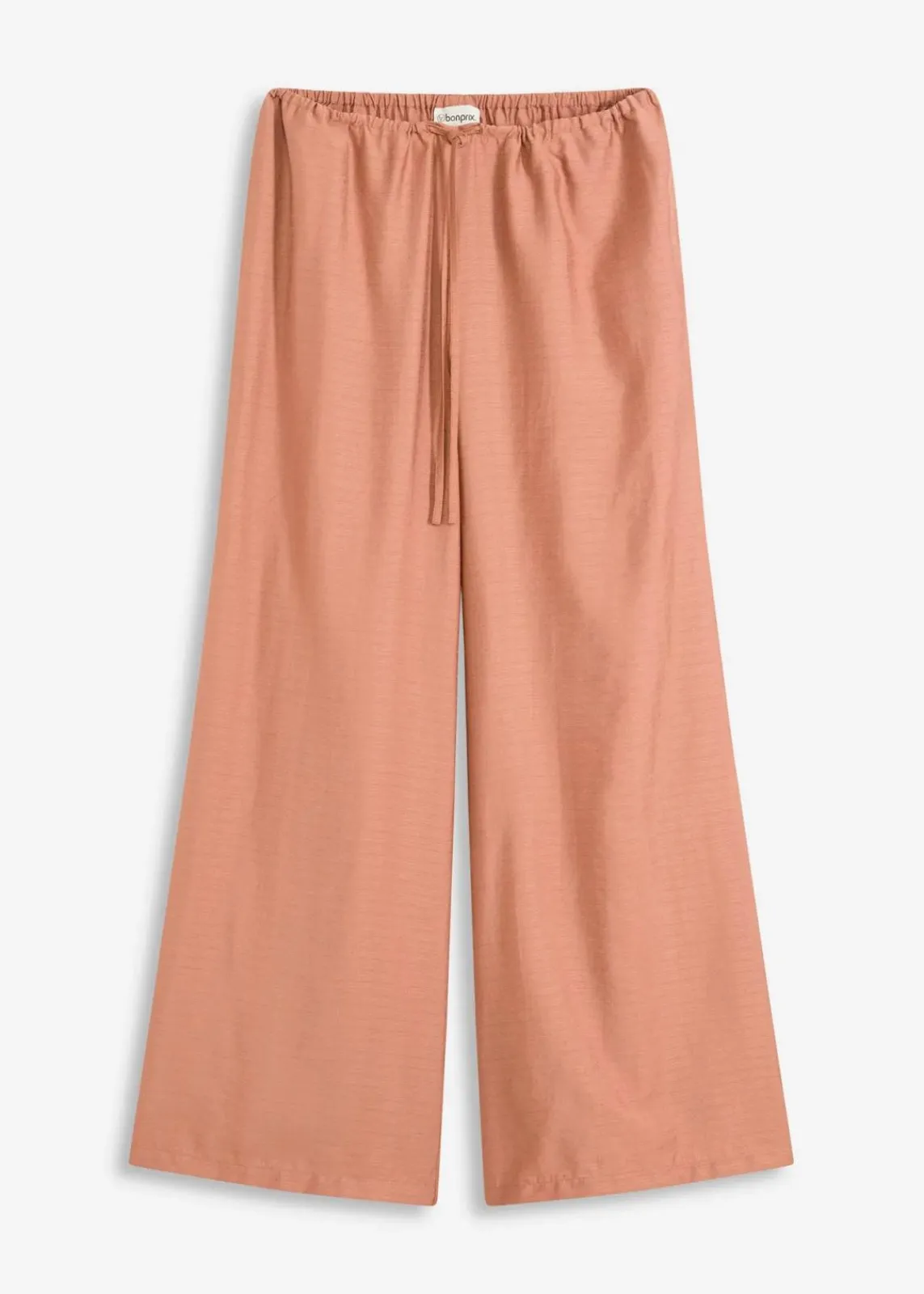 bonprix Bekleidung·Kleider|Hosen^Palazzo-Hose aus strukturiertem Viskose-Mix cognac