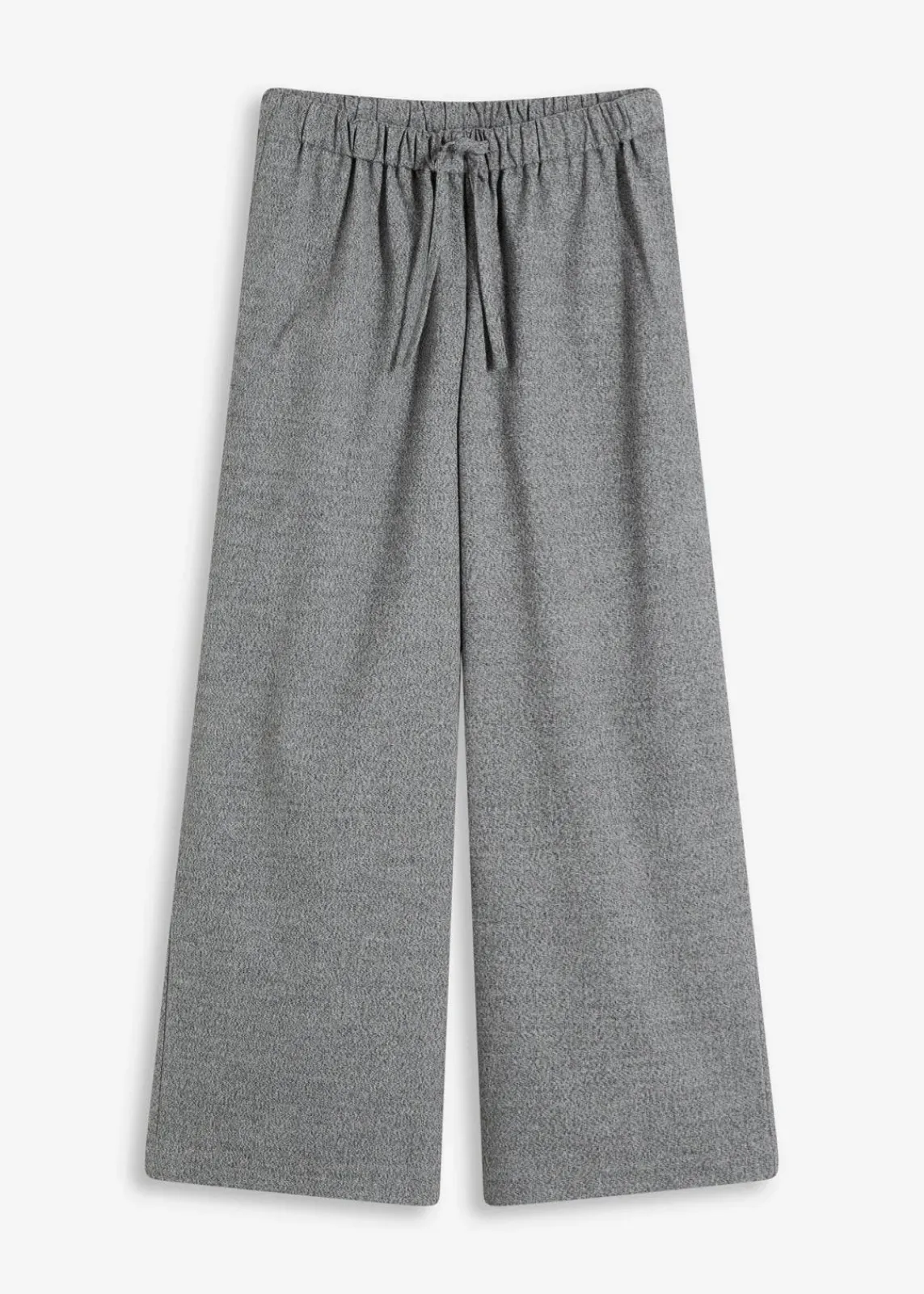 bonprix Bekleidung·Kleider|Hosen^Palazzo-Hose in Wolloptik anthrazit meliert meliert