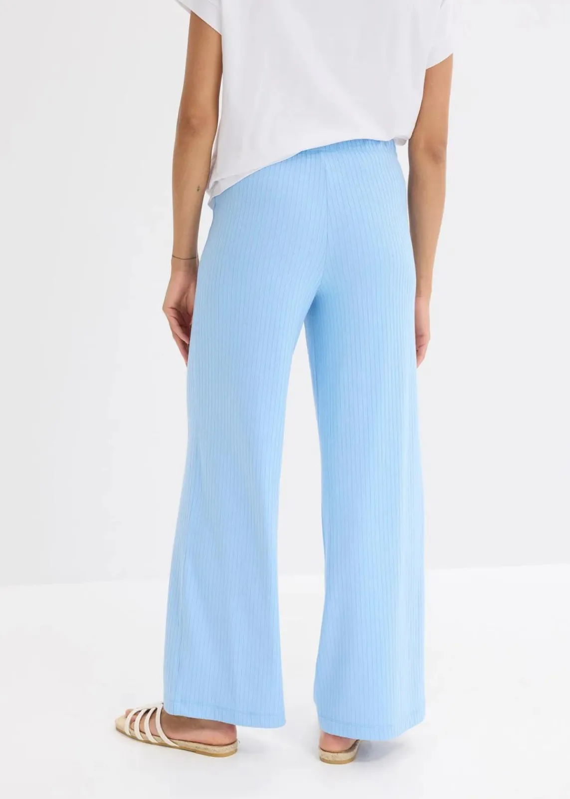 bonprix Bekleidung·Kleider|Hosen^Palazzo-Hose mit Bequembund hellblau
