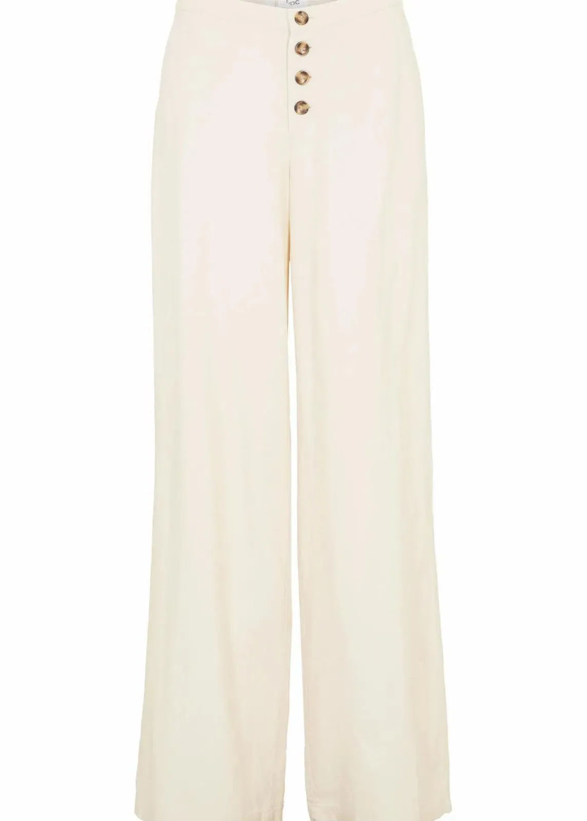 bonprix Bekleidung·Kleider|Hosen^Palazzo-Hose mit Leinen sandbeige
