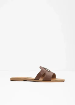 bonprix Sommerschuhe^Pantoletten braun