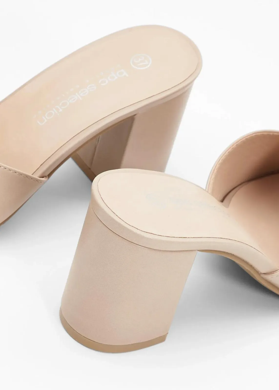 bonprix Sommerschuhe^Pantoletten latte macchiato