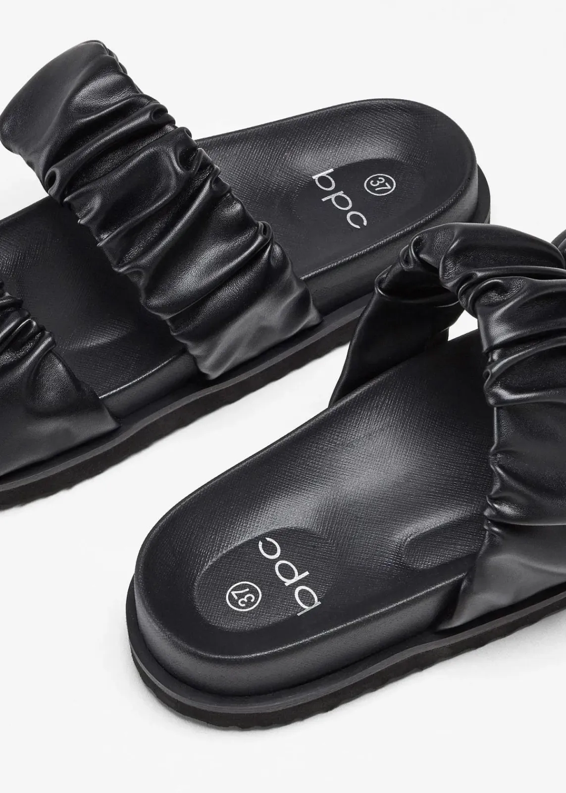 bonprix Hausschuhe|Sommerschuhe^Pantoletten schwarz
