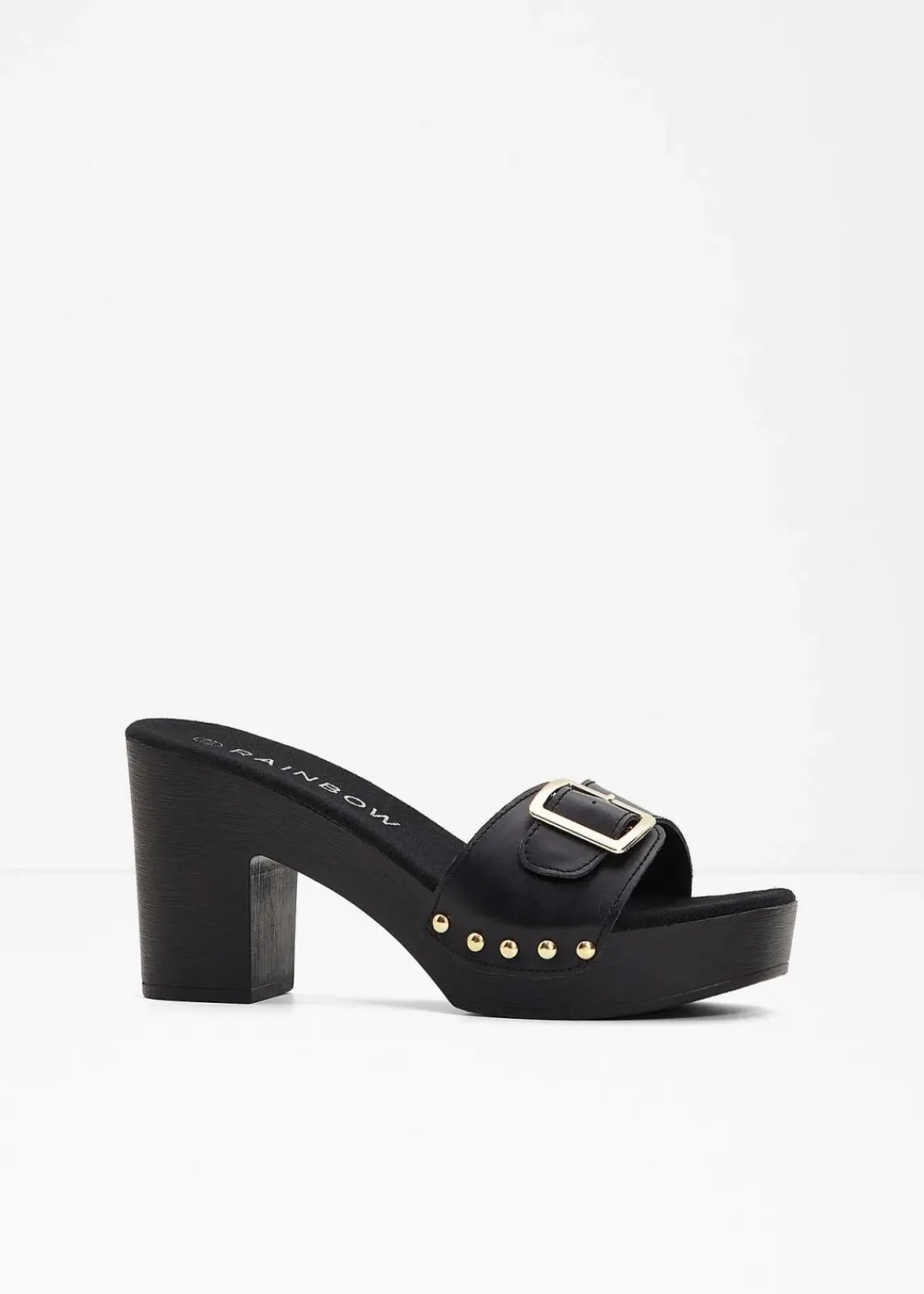 bonprix Sommerschuhe^Pantoletten schwarz