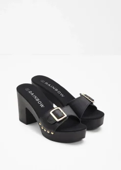 bonprix Sommerschuhe^Pantoletten schwarz
