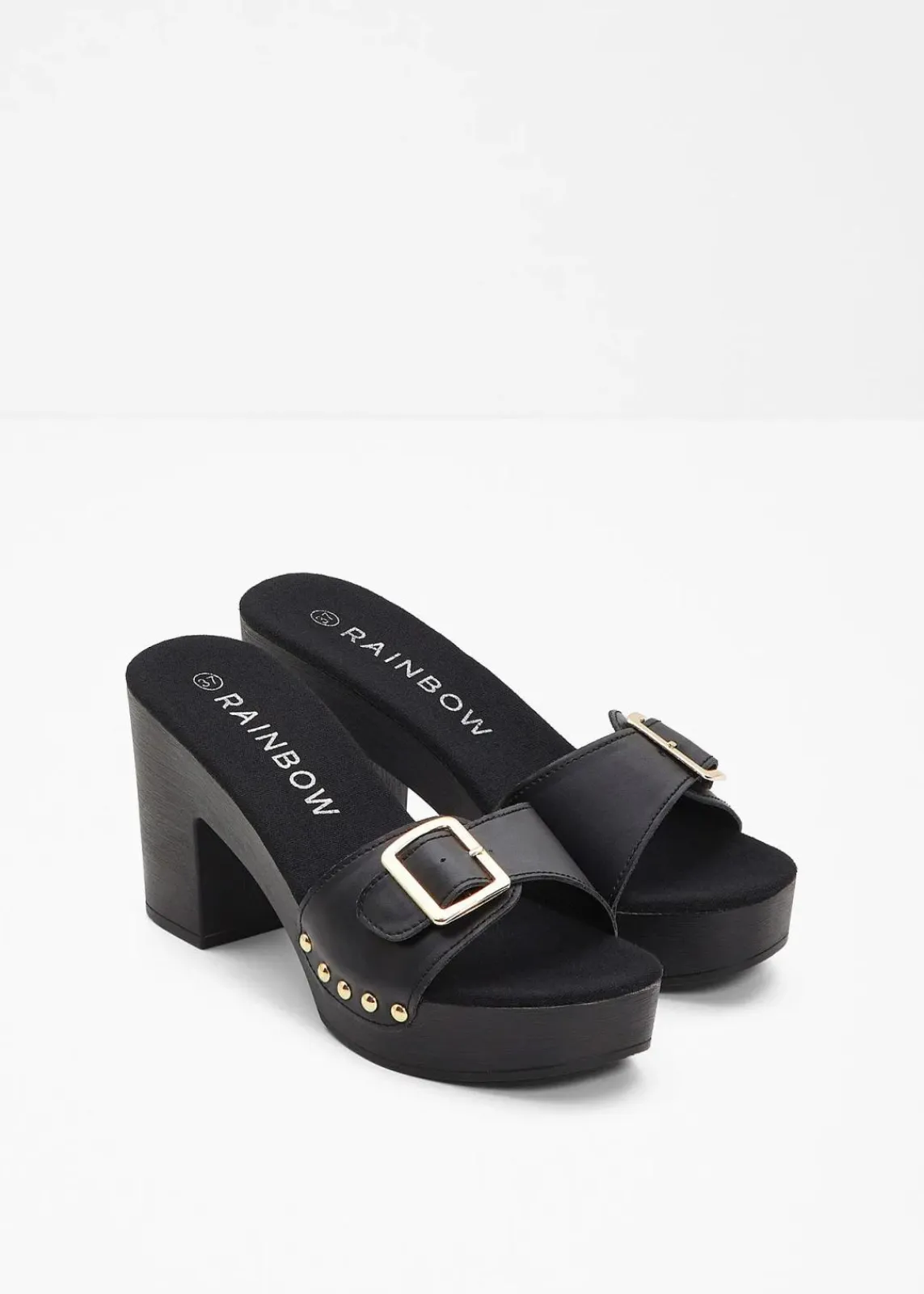 bonprix Sommerschuhe^Pantoletten schwarz