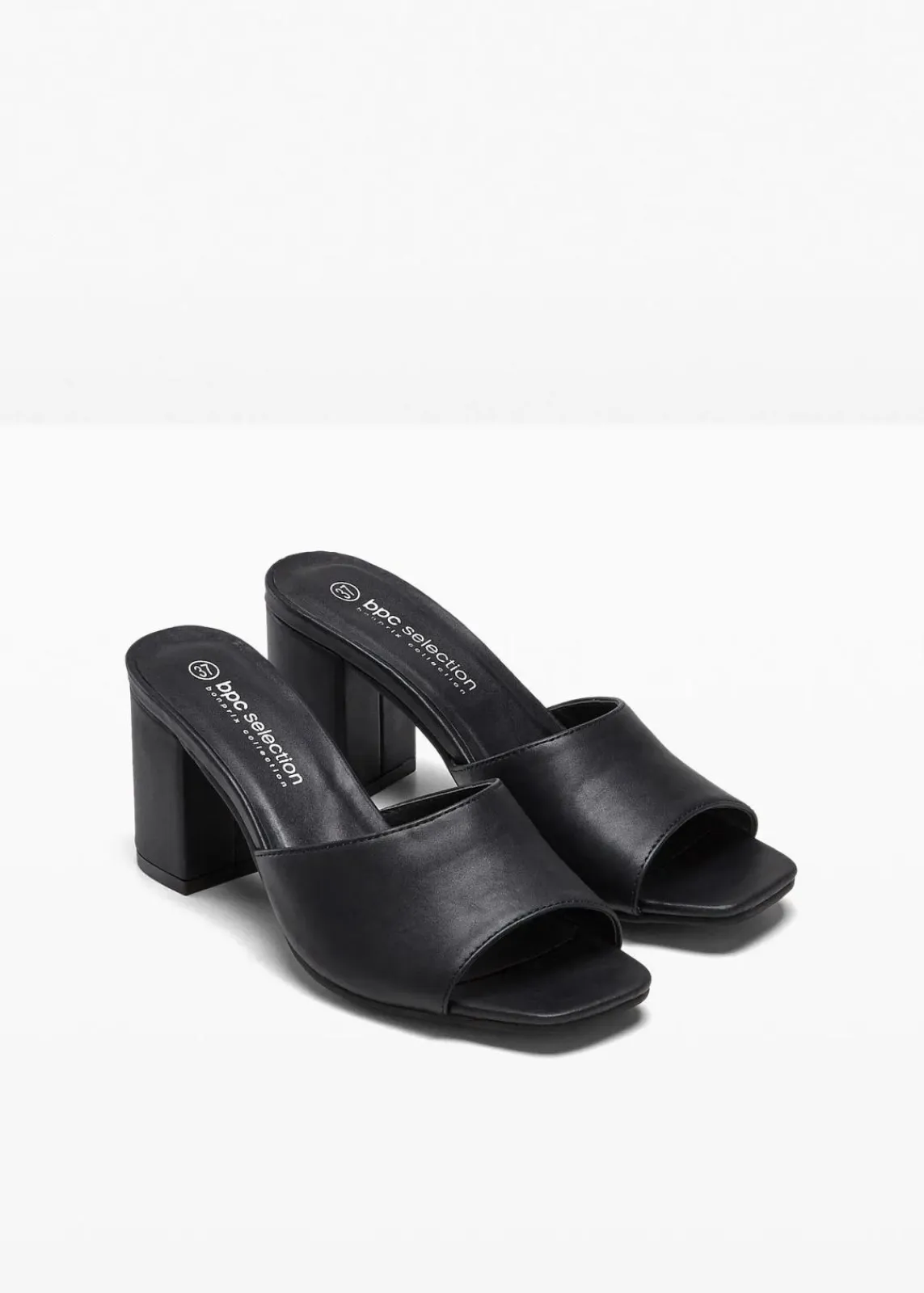 bonprix Sommerschuhe^Pantoletten schwarz