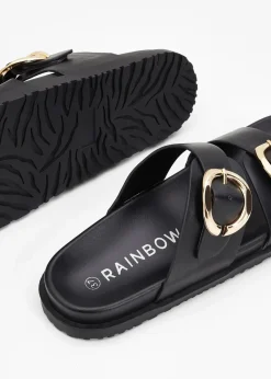 bonprix Sommerschuhe^Pantoletten schwarz