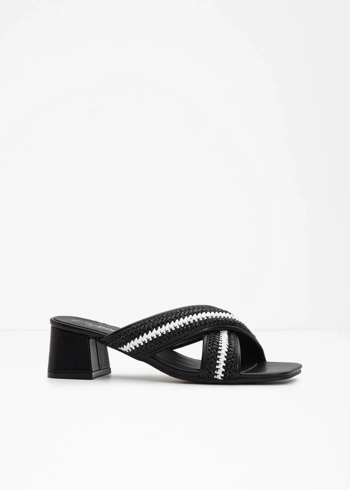 bonprix Sommerschuhe^Pantoletten schwarz