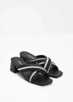 bonprix Sommerschuhe^Pantoletten schwarz