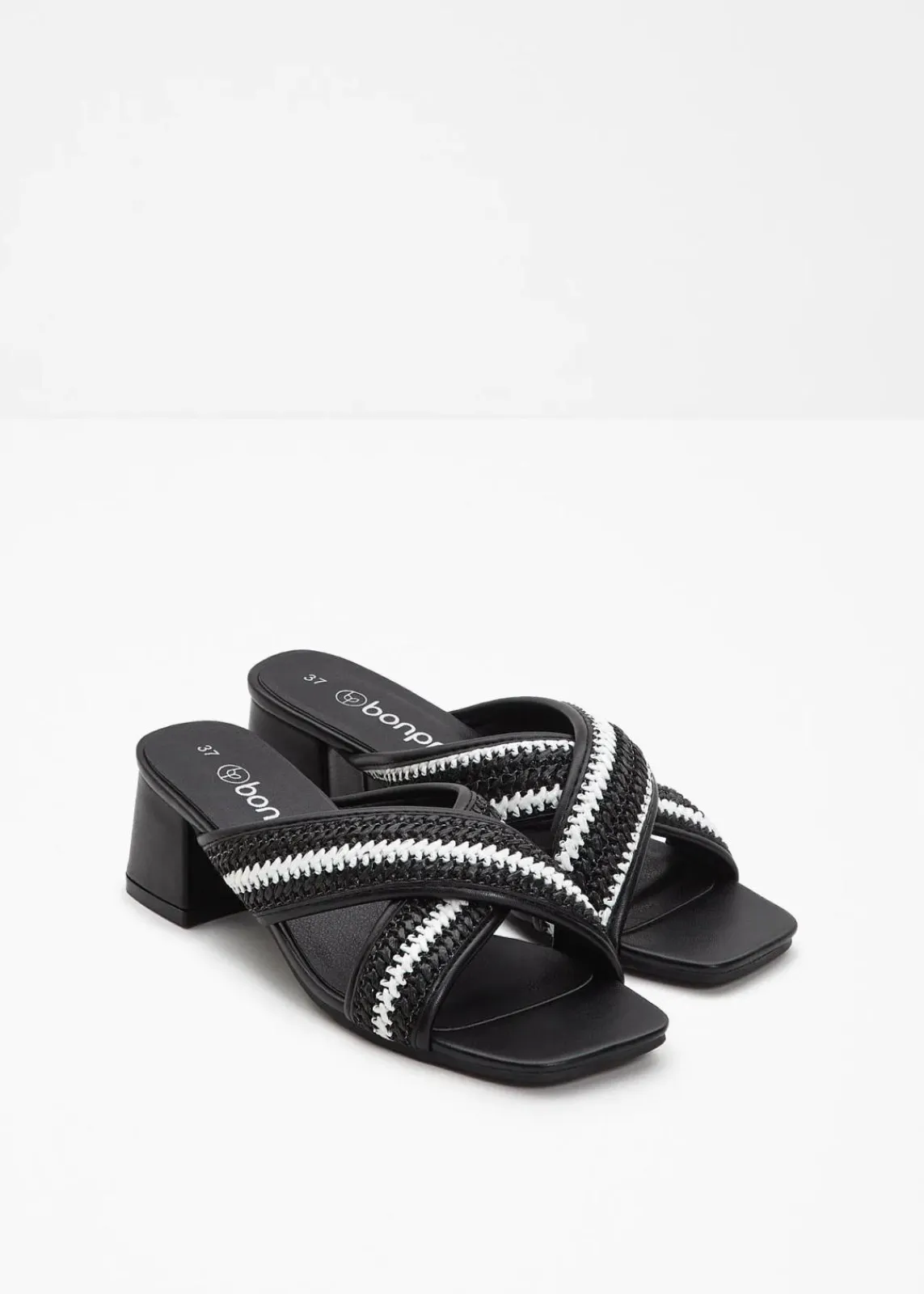 bonprix Sommerschuhe^Pantoletten schwarz