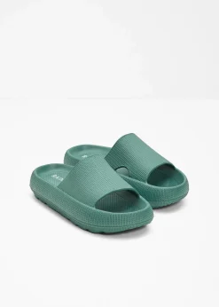 bonprix Sommerschuhe^Pantoletten dunkelgrün