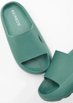 bonprix Sommerschuhe^Pantoletten dunkelgrün