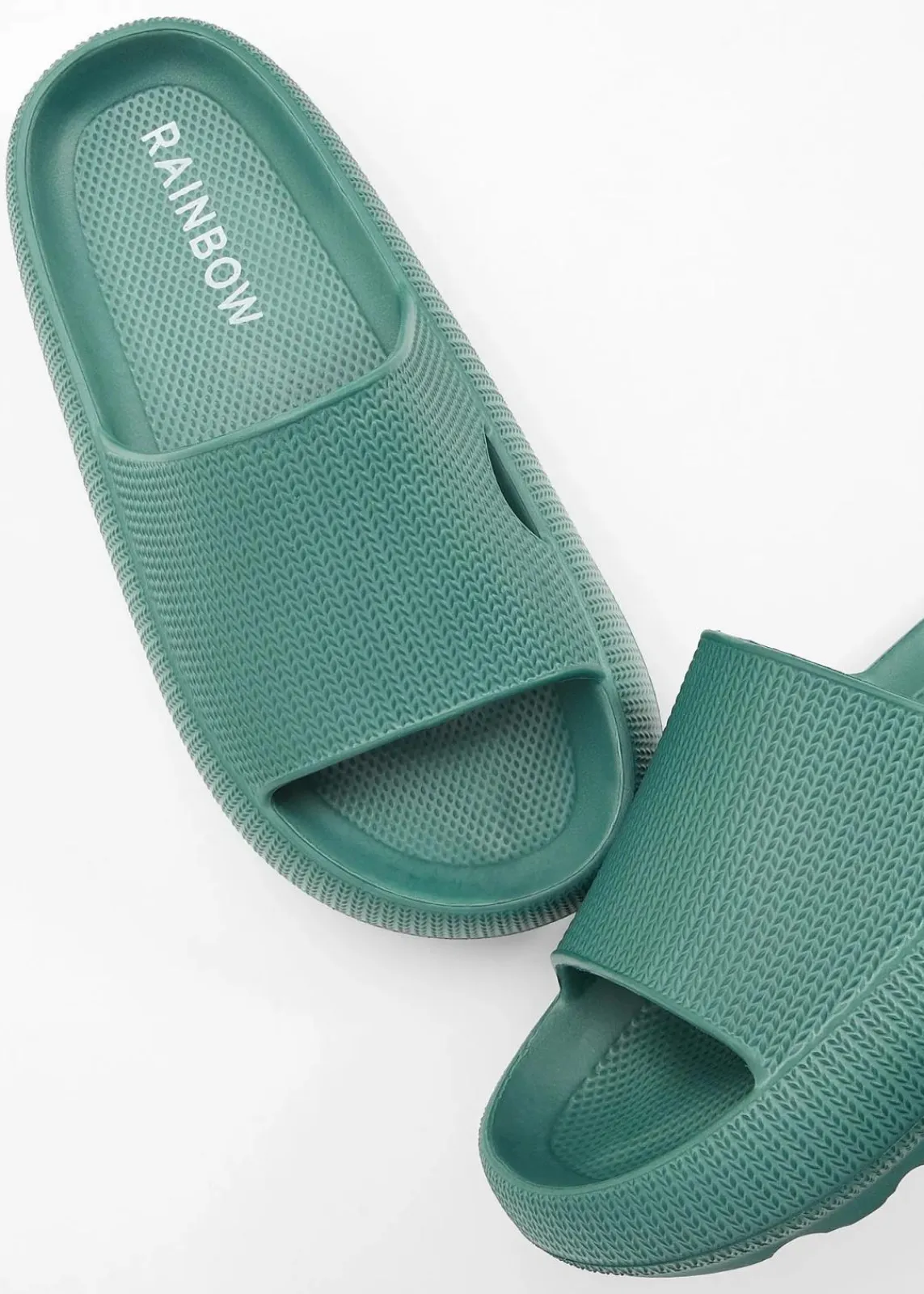 bonprix Sommerschuhe^Pantoletten dunkelgrün