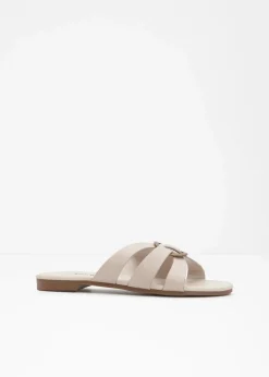 bonprix Sommerschuhe^Pantoletten natur