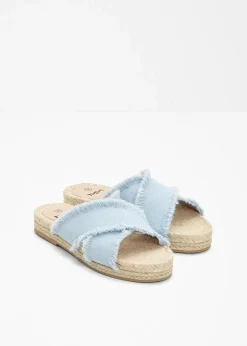 bonprix Strandmode|Sommerschuhe^Pantoletten hellblau