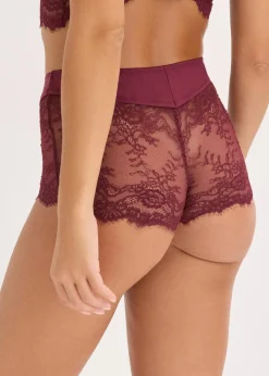 bonprix Wäsche·Dessous|Wäsche·Höschen^Panty aus zarter Spitze ahornrot