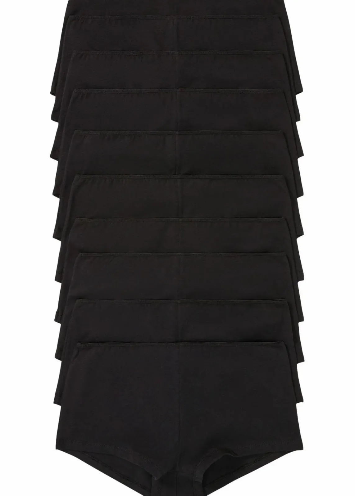 bonprix Wäsche·Basics|Wäsche·Baumwollunterwäsche^Panty (10er Pack) schwarz