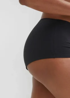bonprix Wäsche·Basics|Wäsche·Baumwollunterwäsche^Panty (10er Pack) schwarz