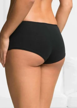 bonprix Wäsche·Basics|Wäsche·Baumwollunterwäsche^Panty (5er Pack) schwarz