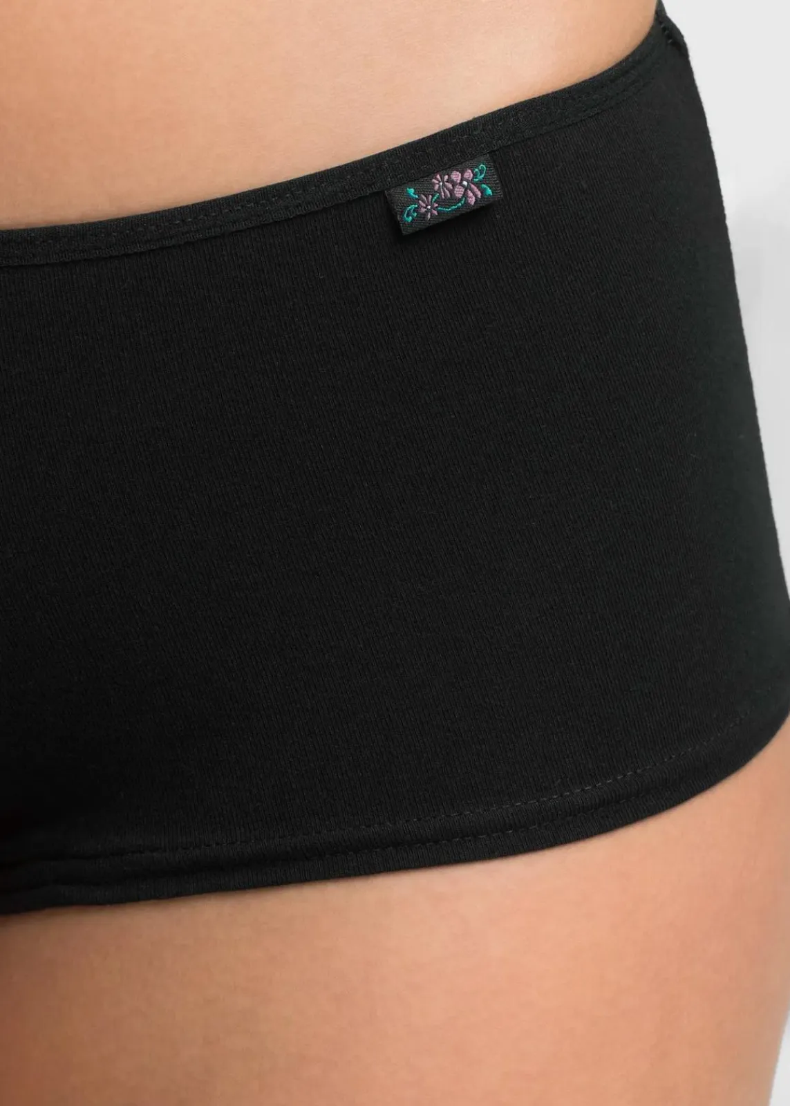 bonprix Wäsche·Basics|Wäsche·Baumwollunterwäsche^Panty (5er Pack) schwarz