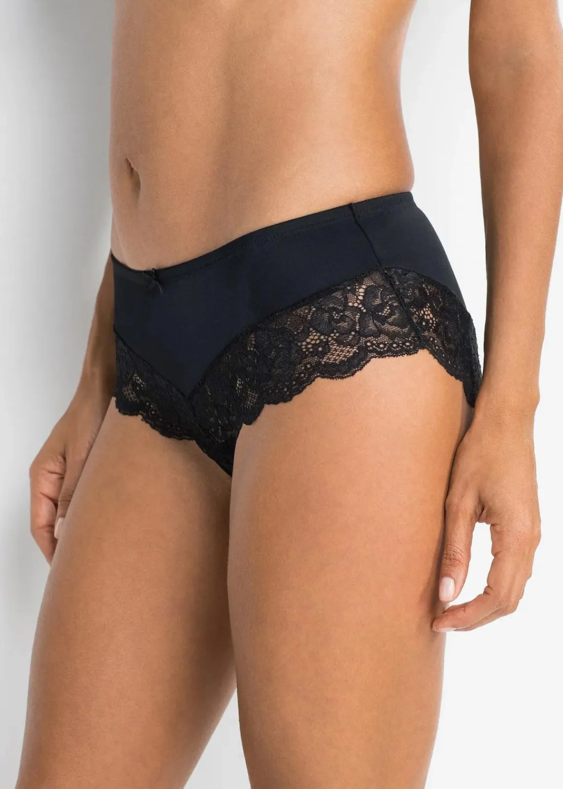 bonprix Wäsche·Dessous|Wäsche·Höschen^Panty (2er Pack) schwarz