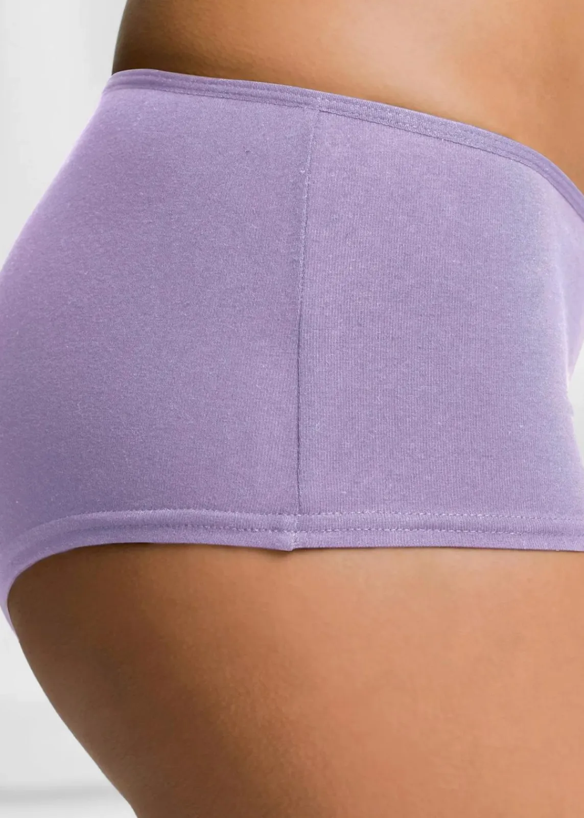 bonprix Höschen|Baumwollunterwäsche^Panty (5er Pack) dunkellila + lila + flieder