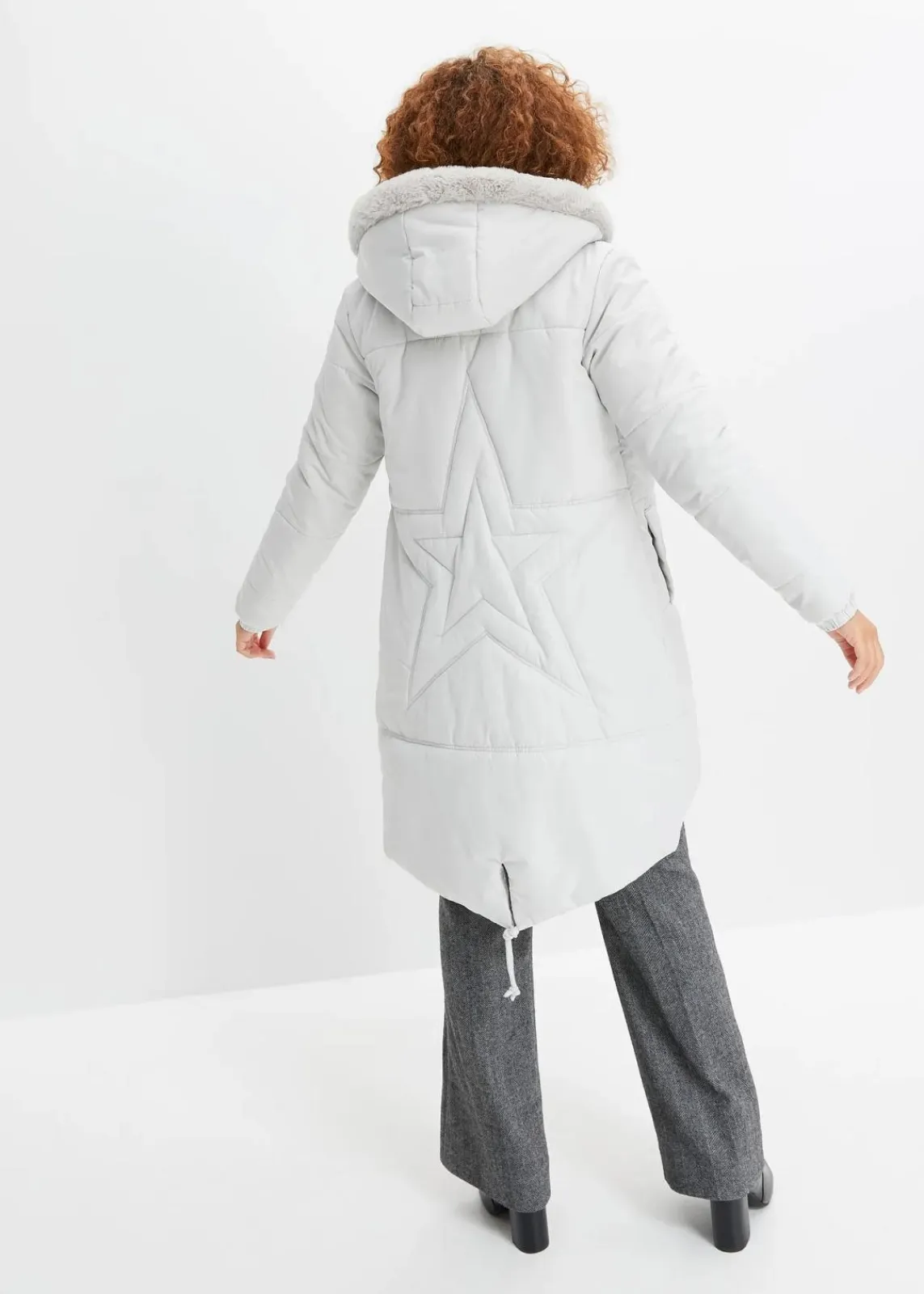 bonprix Nachhaltigere Materialien|Jacken & Mäntel^Parka mattsilber
