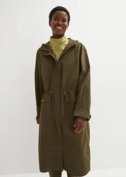 bonprix Jacken & Mäntel|Bekleidung·Hosen^Parka dunkeloliv/goldoliv
