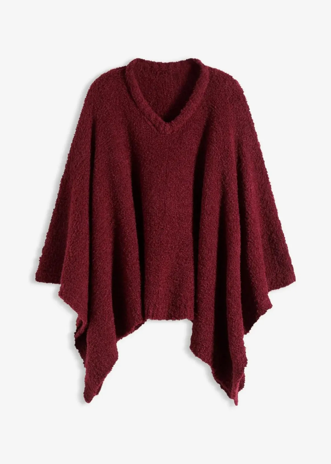 bonprix Ponchos|Schuhe & Accessoires In Spezialgrößen·Tücher & Ponchos^Poncho dunkelbeere