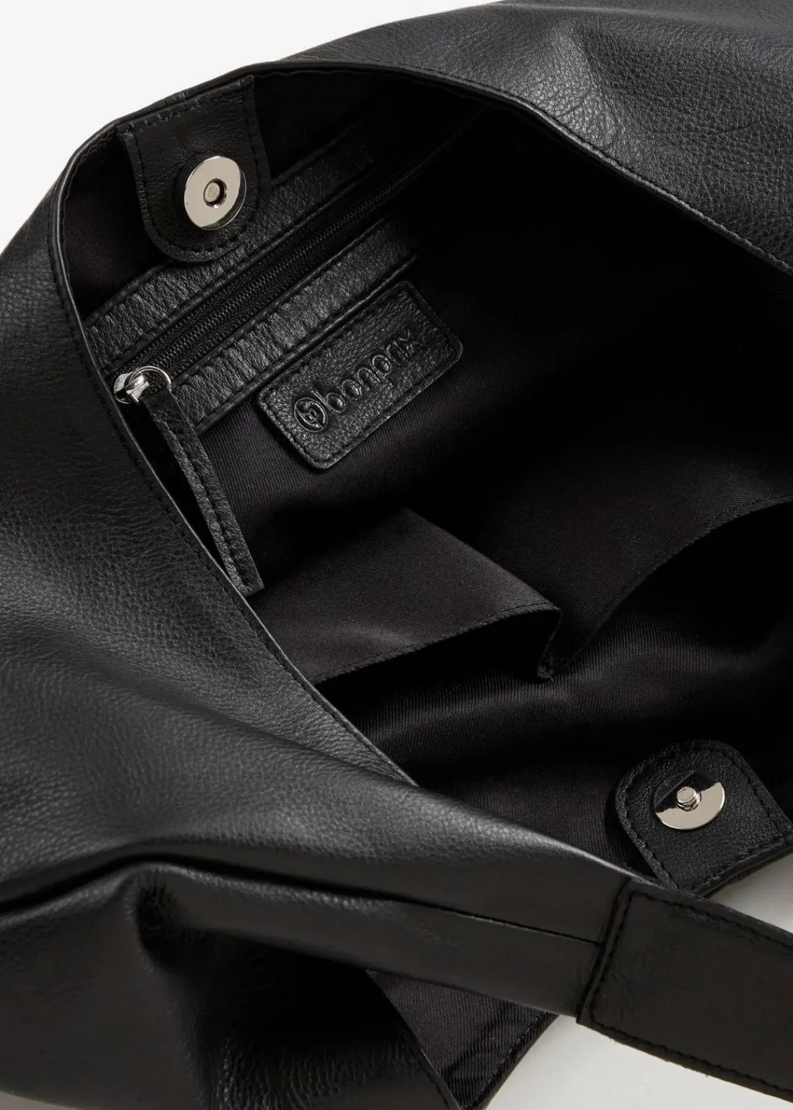 bonprix Taschen|Premium^Premium Ledershopper schwarz